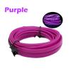 1-Pack 5m/16.4ft Purple Neon LED Light Glow EL Wire - 2.3 mm Thick - Powered by 6V Portable - 4AAA - Sound Active - Craft Neon Wire String Light for DIY Project Costume Accessories Cosplay view 2