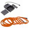 1-Pack 5m/16.4ft Orange Neon LED Light Glow EL Wire - 2.3 mm Thick - Powered by 6V Portable - 4AAA - Sound Active - Craft Neon Wire String Light for DIY Project Costume Accessories Cosplay view 1