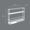 Metaltex in & Out Sliding Spice Rack Kitchen Storage Rack for Seasonings and Condiments - Polytherm Metallic, 28 x 22 x 6 Centimeters view 4