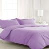 Bedding Empire Luxurious 7 Piece Solid Bedding Set (3pc Duvet Cover + 4pc Sheet Set) 100% Egyptian Cotton 500 Thread Count California King Size, Lavender Color view 1