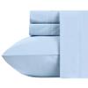 ARlinen Cot Size (42"X80") Sheets Set 4-Piece, Light Blue Solid 100% Egyption Cotton - 8 Inches Deep Pocket, Soft & Breathable Hotel Quality Bed Sheets view 1