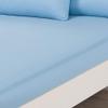 ARlinen Cot Size (42"X80") Sheets Set 4-Piece, Light Blue Solid 100% Egyption Cotton - 8 Inches Deep Pocket, Soft & Breathable Hotel Quality Bed Sheets view 3