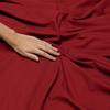 ARlinen King (78"X80") Sheets Set 4-Piece, Burgundy Solid 100% Egyption Cotton - 15 Inches Deep Pocket, Soft & Breathable Hotel Quality Bed Sheets view 4
