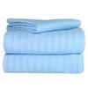 ARlinen Full XL (54"X80") Sheets Set 4-Piece, Light Blue Stripe 100% Egyption Cotton - 15 Inches Deep Pocket, Soft & Breathable Hotel Quality Bed Sheets view 1