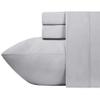 ARlinen Cot Size (42"X80") Sheets Set 4-Piece, Light Grey Solid 100% Egyption Cotton - 8 Inches Deep Pocket, Soft & Breathable Hotel Quality Bed Sheets view 1