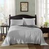 ARlinen Cot Size (42"X80") Sheets Set 4-Piece, Light Grey Solid 100% Egyption Cotton - 8 Inches Deep Pocket, Soft & Breathable Hotel Quality Bed Sheets view 2