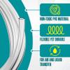 Houseables 1/4 Tubing, Clear Tubing, Clear Hose, 1/4 ID x 3/8 OD, 100FT, Plastic Tube, Vinyl Hose, Flexible, PVC, Food Grade, Industrial Flex Pipe For Water, Brewing, Beverage Pump, Homebrew, Siphon view 4