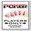 Poker Player Sign Parking Cards Dealer Gambler Gambling Blackjack Poker | Indoor/Outdoor | 14" Tall view 1