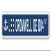 USS Cromwell DE 1014 Street Sign us Navy Ship Veteran Sailor Gift view 1