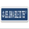USS John A Bole DD 755 Street Sign us Navy Ship Veteran Sailor Gift view 1