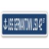 USS Germantown LSD 42 Street Sign us Navy Ship Veteran Sailor Gift view 1