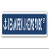 USS Andrew J Higgins AO 190 Street Sign us Navy Ship Veteran Sailor Gift view 1