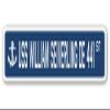USS William SEIVERLING DE 441 Street Sign us Navy Ship Veteran Sailor Gift view 1