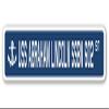 USS Abraham Lincoln SSBN 602 Street Sign us Navy Ship Veteran Sailor Gift view 1