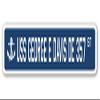 USS George E Davis DE 357 Street Sign us Navy Ship Veteran Sailor Gift view 1
