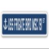 USS Frigate Bird MSC 191 Street Sign us Navy Ship Veteran Sailor Gift view 1