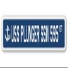 USS Plunger SSN 595 Street Sign us Navy Ship Veteran Sailor Gift view 1