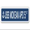USS McKean APD 5 Street Sign us Navy Ship Veteran Sailor Gift view 1