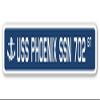 USS Phoenix SSN 702 Street Sign us Navy Ship Veteran Sailor Gift view 1