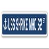 USS Shrike MHC 62 Street Sign us Navy Ship Veteran Sailor Gift view 1
