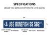 USS Shrike MHC 62 Street Sign us Navy Ship Veteran Sailor Gift view 2