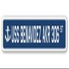 USS Benavidez AKR 306 Street Sign us Navy Ship Veteran Sailor Gift view 1