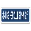 USS Hercules PHM 2 Street Sign us Navy Ship Veteran Sailor Gift view 1