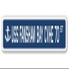 USS FANSHAW Bay CVHE 70 Street Sign us Navy Ship Veteran Sailor Gift view 1