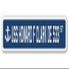 USS Howard F Clark DE 533 Street Sign us Navy Ship Veteran Sailor Gift view 1