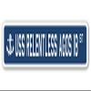 USS Relentless AGOS 18 Street Sign us Navy Ship Veteran Sailor Gift view 1