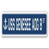 USS Genesee AOG 8 Street Sign us Navy Ship Veteran Sailor Gift view 1