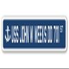USS John W Weeks DD 701 Street Sign us Navy Ship Veteran Sailor Gift view 1