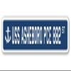 USS Asheboro PCE 882 Street Sign us Navy Ship Veteran Sailor Gift view 1