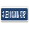 USS Ponchatoula AO 148 Street Sign us Navy Ship Veteran Sailor Gift view 1