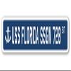 USS Florida SSGN 728 Street Sign us Navy Ship Veteran Sailor Gift view 1