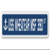 USS Wheatear MSF 390 Street Sign us Navy Ship Veteran Sailor Gift view 1