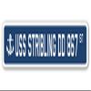 USS STRIBLING DD 867 Street Sign us Navy Ship Veteran Sailor Gift view 1
