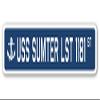 USS Sumter LST 1181 Street Sign us Navy Ship Veteran Sailor Gift view 1