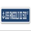 USS Ringgold DD 500 Street Sign us Navy Ship Veteran Sailor Gift view 1