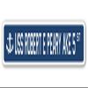 USS Robert E Peary AKE 5 Street Sign us Navy Ship Veteran Sailor Gift view 1