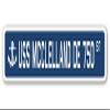 USS MCCLELLAND DE 750 Street Sign us Navy Ship Veteran Sailor Gift view 1