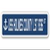 USS Holmes County LST 836 Street Sign us Navy Ship Veteran Sailor Gift view 1