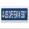 USS Cape Fear AK 5061 Street Sign us Navy Ship Veteran Sailor Gift view 1