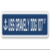 USS Gravely DDG 107 Street Sign us Navy Ship Veteran Sailor Gift view 1
