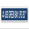 USS Green Bay LPD 20 Street Sign us Navy Ship Veteran Sailor Gift view 1