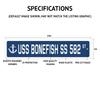USS NAMAKAGON AOG 53 Street Sign us Navy Ship Veteran Sailor Gift view 2