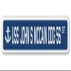 USS John S McCain DDG 56 Street Sign us Navy Ship Veteran Sailor Gift view 1