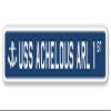 USS ACHELOUS ARL 1 Street Sign us Navy Ship Veteran Sailor Gift view 1