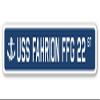 USS FAHRION FFG 22 Street Sign us Navy Ship Veteran Sailor Gift view 1
