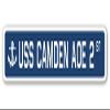 USS Camden AOE 2 Street Sign us Navy Ship Veteran Sailor Gift view 1